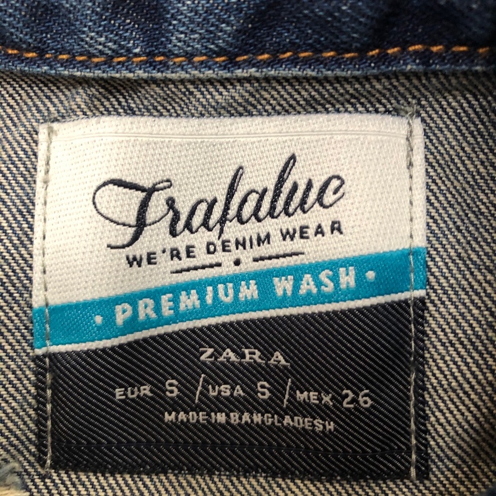 Zara blue Jean vest - Picture 3 of 3